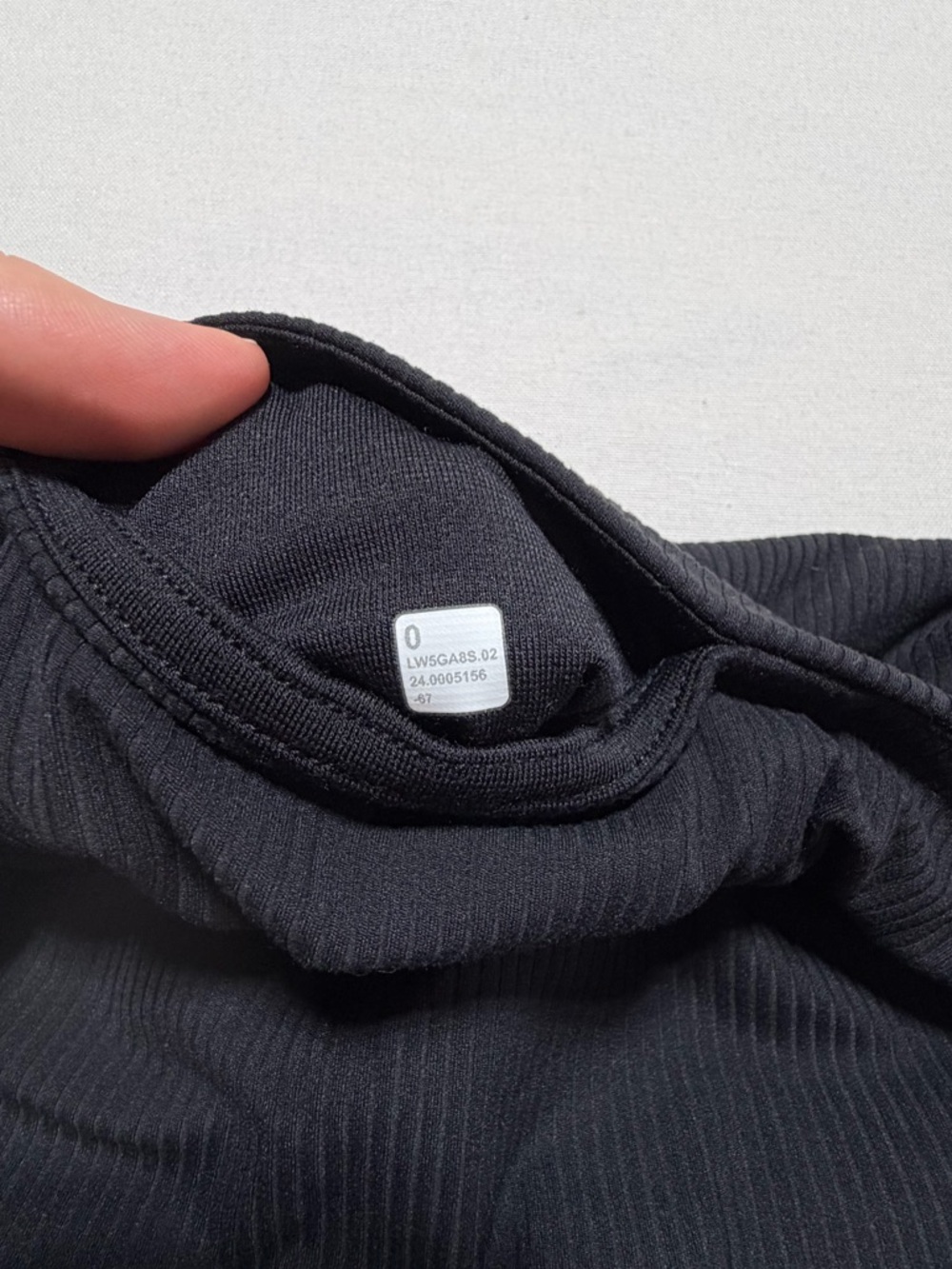 Lululemon Align Ribbed Nulu High-Rise Legging Sz 0 Sporty Athleisure - Picture 4 of 5